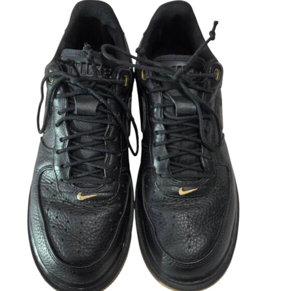 Nike Air Force 1 Luxe DB4109-001 Men's Black and Tan Sneakers - Picture 6 of 10